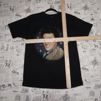 M - Vintage Y2K American Vintage T-Shirts description elvis - Black - M