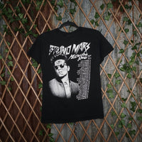 S - Vintage Y2K American Vintage T-Shirts bruno mars - Black - S