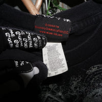 L - Vintage Y2K Miami Ink T-Shirts description skull cross - Black - L