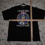 XXL - Vintage Y2K Mtv T-Shirts description want you pull my - Black - XXL