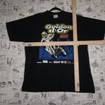 XL - Vintage Y2K American Vintage T-Shirts dirt bike - Black - XL