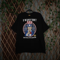 XXL - Vintage Y2K Mtv T-Shirts description want you pull my - Black - XXL