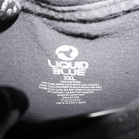 XXL - Vintage Y2K Liquid Blue T-Shirts description pink - Black - XXL