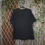 XXL - Vintage Y2K Liquid Blue T-Shirts description pink - Black - XXL