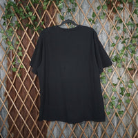 XXL - Vintage Y2K Liquid Blue T-Shirts description pink - Black - XXL