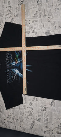 XXL - Vintage Y2K Liquid Blue T-Shirts description pink - Black - XXL