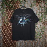 XXL - Vintage Y2K Liquid Blue T-Shirts description pink - Black - XXL