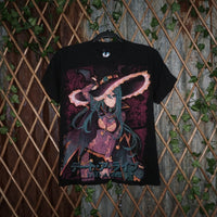 S - Vintage Y2K American Vintage T-Shirts anime description - Black - S