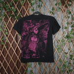 S - Vintage Y2K American Vintage T-Shirts anime description - Black - S