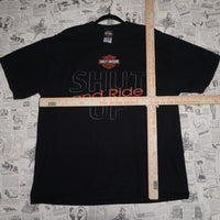 XL - Vintage Y2K Harley-davidson T-Shirts description shut - Black - XL