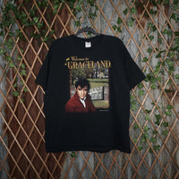 XL - Vintage Y2K American Vintage T-Shirts welcome graceland - Black - XL