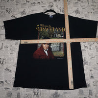 XL - Vintage Y2K American Vintage T-Shirts welcome graceland - Black - XL