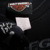XXXL - Vintage Y2K Harley-davidson T-Shirts description las - Black - XXXL