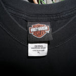 XL - Vintage Y2K Harley Davidson T-Shirts eagle mile high - Black - XL