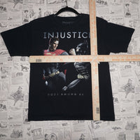 M - Vintage Y2K Dc Comics T-Shirts injustice batman superman - Black - M