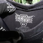 XL - Vintage Y2K Mma Elite T-Shirts skull tribal skeleton - Black - XL