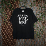 XL - Vintage Y2K American Vintage T-Shirts jesus got done - Black - XL
