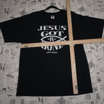 XL - Vintage Y2K American Vintage T-Shirts jesus got done - Black - XL