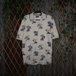 S - Vintage Y2K Dockers T-Shirts golf aop pattern abstract - White - S
