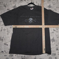 XL - Vintage Y2K Harley-davidson T-Shirts descriptions skull - Gray - XL