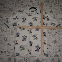 S - Vintage Y2K Dockers T-Shirts golf aop pattern abstract - White - S