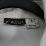 M - Vintage Y2K Kawasaki T-Shirts usa writing work shirt - Green - M