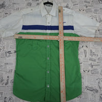 M - Vintage Y2K Kawasaki T-Shirts usa writing work shirt - Green - M