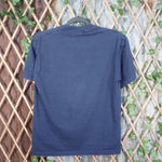 M - Vintage Y2K Capital Graphics T-Shirts description - Blue - M
