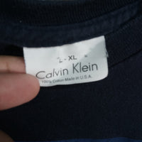 XL - Vintage Y2K Calvin Klein T-Shirts cki spring summer - Blue - XL