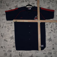 XL - Vintage Y2K Nike T-Shirts cleveland guardians old logo - Blue - XL