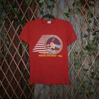 S - Vintage Y2K American Vintage T-Shirts world cup mid - Red - S