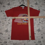 S - Vintage Y2K American Vintage T-Shirts world cup mid - Red - S