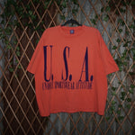 L - Vintage Y2K American Vintage T-Shirts description usa - Orange - L