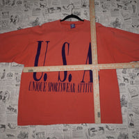 L - Vintage Y2K American Vintage T-Shirts description usa - Orange - L