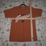 M - Vintage Y2K Guess T-Shirts description throwback spell - Orange - M