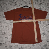 L - Vintage Y2K American Vintage T-Shirts jesus play win - Orange - L