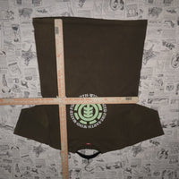 M - Vintage Y2K Element T-Shirts description fire earth wind - Brown - M