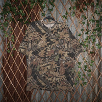 L - Vintage Y2K Realtree T-Shirts camouflage pattern mossy - Brown - L