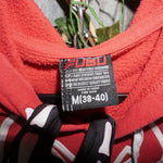M - Vintage Y2K Fubu Hoodies fb spell white drawstrings - Red - M