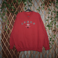 XXL - Vintage Y2K Nhl Sweatshirts 49ers san francisco - Red - XXL