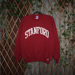 M - Vintage Y2K Russell Athletic Sweatshirts stanford - Red - M
