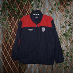 M - Vintage Y2K Umbro Jackets Coats description embroidered - Blue - M