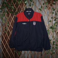M - Vintage Y2K Umbro Jackets Coats description embroidered - Blue - M