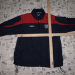 M - Vintage Y2K Umbro Jackets Coats description embroidered - Blue - M