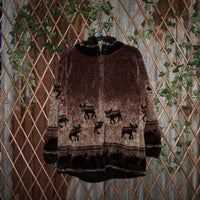 XL - Vintage Y2K American Vintage Jackets Coats aop bison - Brown - XL