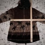 XL - Vintage Y2K American Vintage Jackets Coats aop bison - Brown - XL