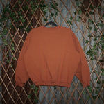 M - Vintage Y2K Perry Ellis Sweatshirts america spell - Orange - M