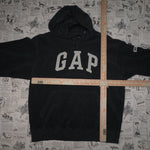 S - Vintage Y2K Gap Hoodies spell arc logo fleece style - Gray - S