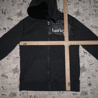 L - Vintage Y2K Hurley Hoodies description chest hit spell - Gray - L