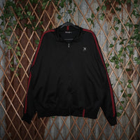 Vintage Y2K Hurley Sweatshirts description zip track jacket - Black - PERIOD